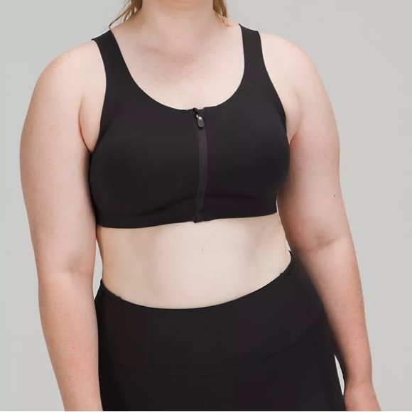 Lululemon Enlite Front Zipper Sports Bra - Picture 1 of 4